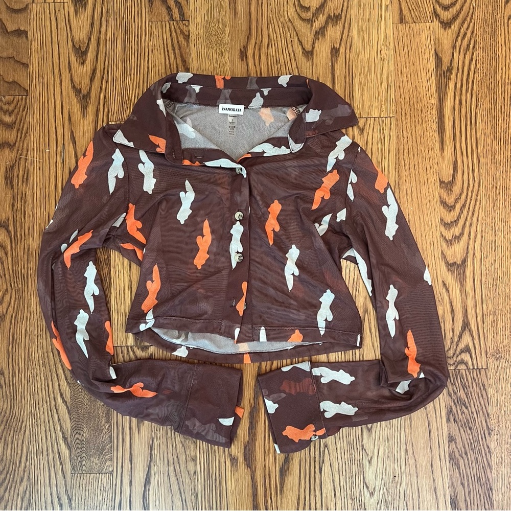 iNAMORATA La Paz Button Up - Picture 3 of 5